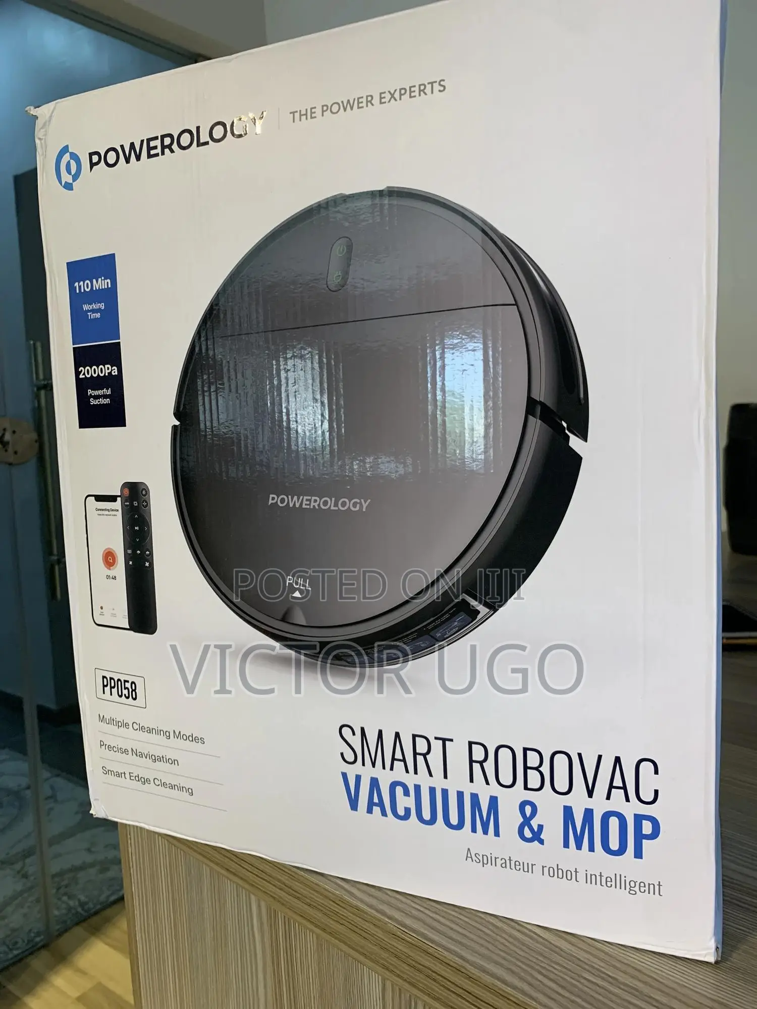 Powerology Smart Robovac Vacuum $ Mop