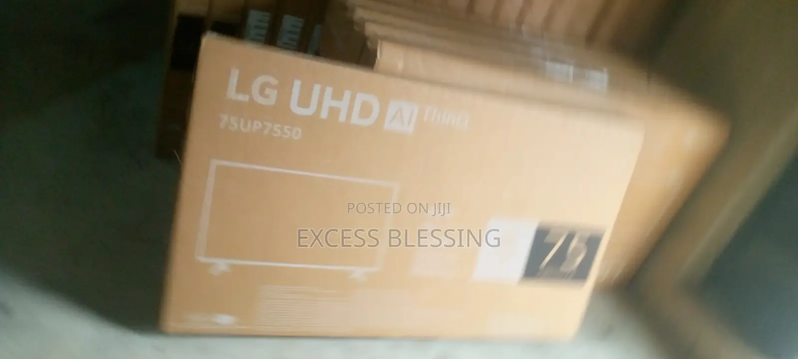 Smart Frameless Lg 75" Tv / 75up7550