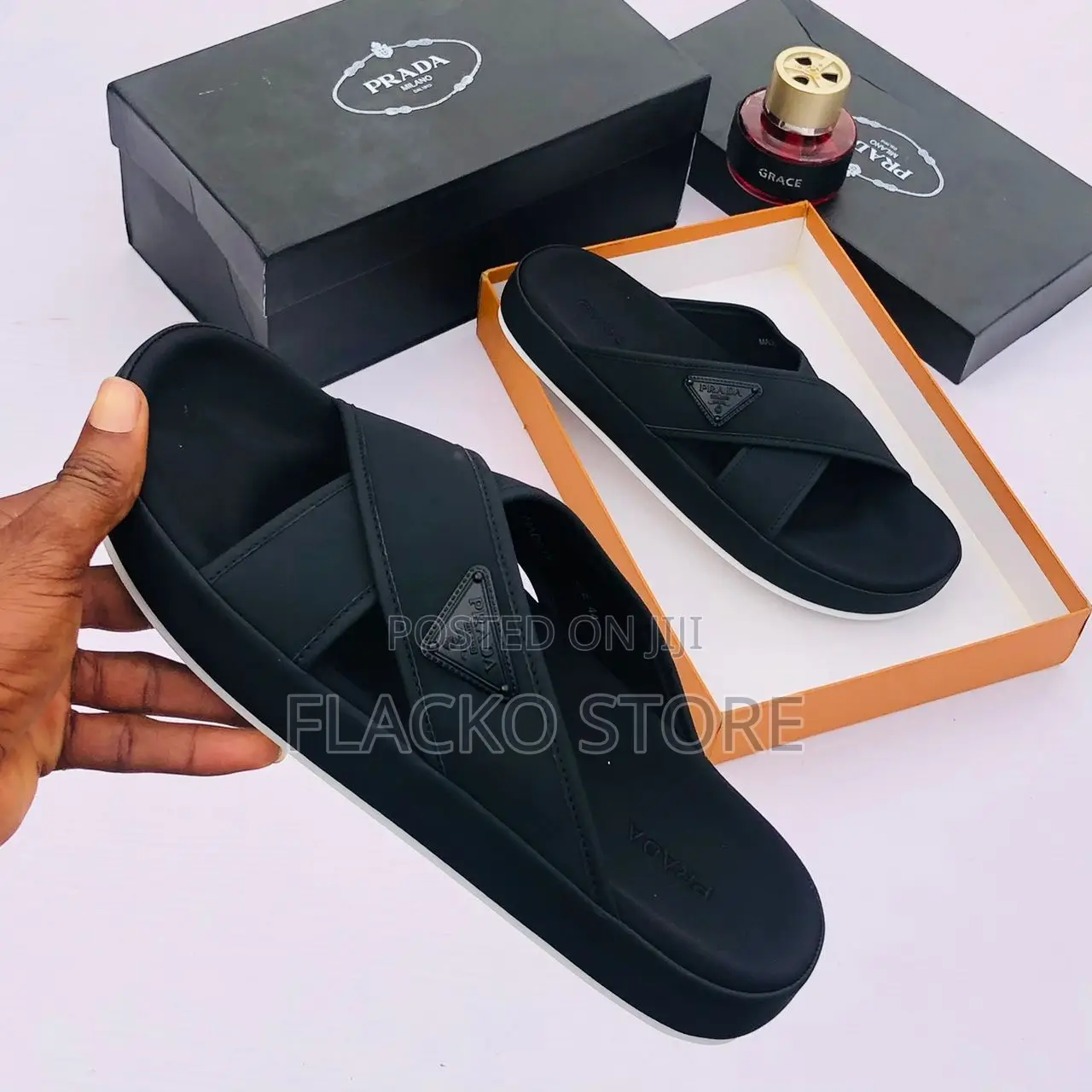 Original Prada Slip Ons