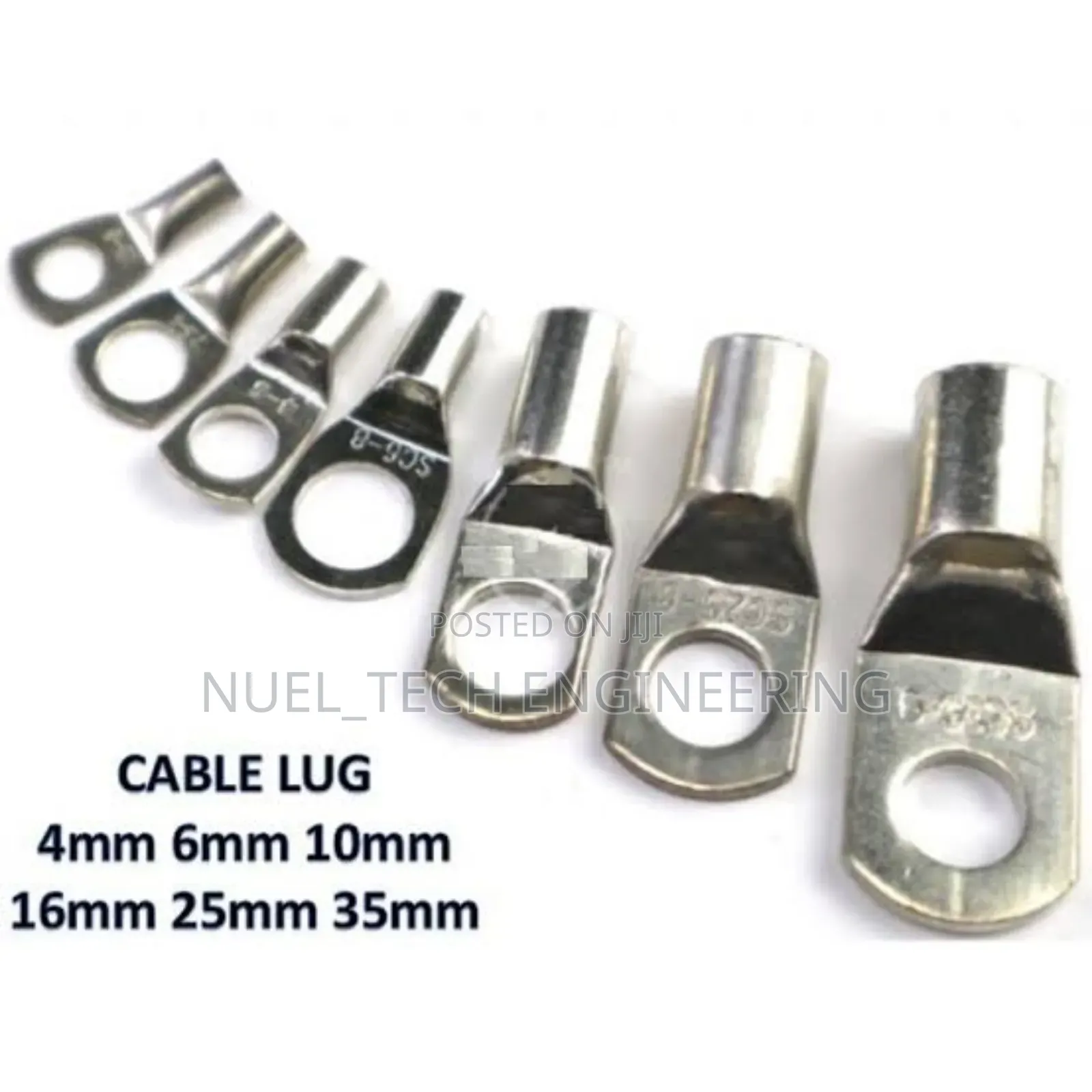 Electrical Cable Lugs 12 Pieces