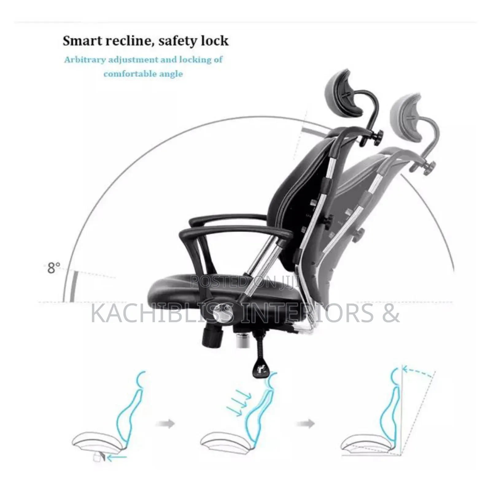 High Quality Office Chair (Kidney Chair)