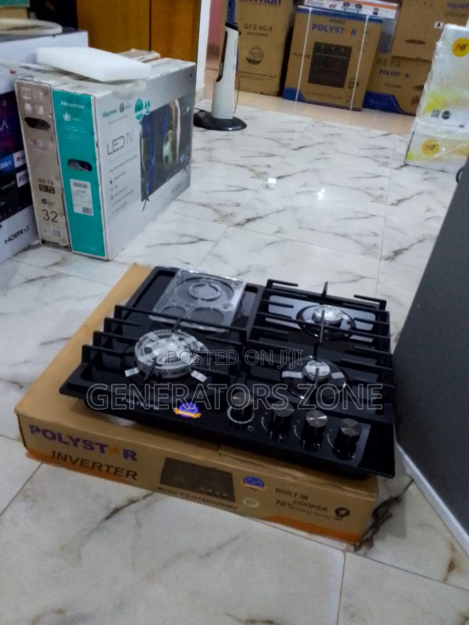 Polystar LED Indicatiors3+1 Electric Gas Hob/Pv-Gt60g3hinv