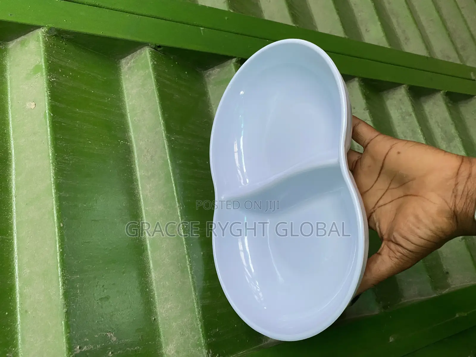 2 Compartment Melamine Plate