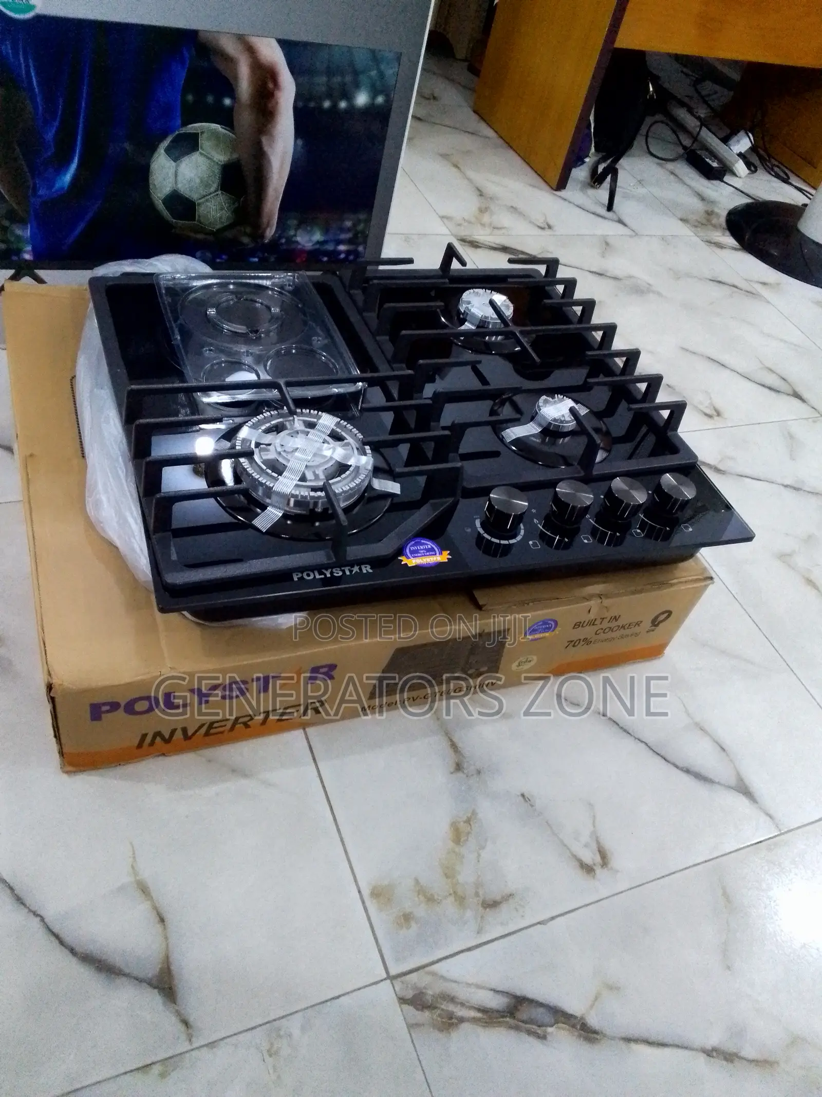 Polystar Easy Maintainance 3+1 Electric Gas Hob Built-In