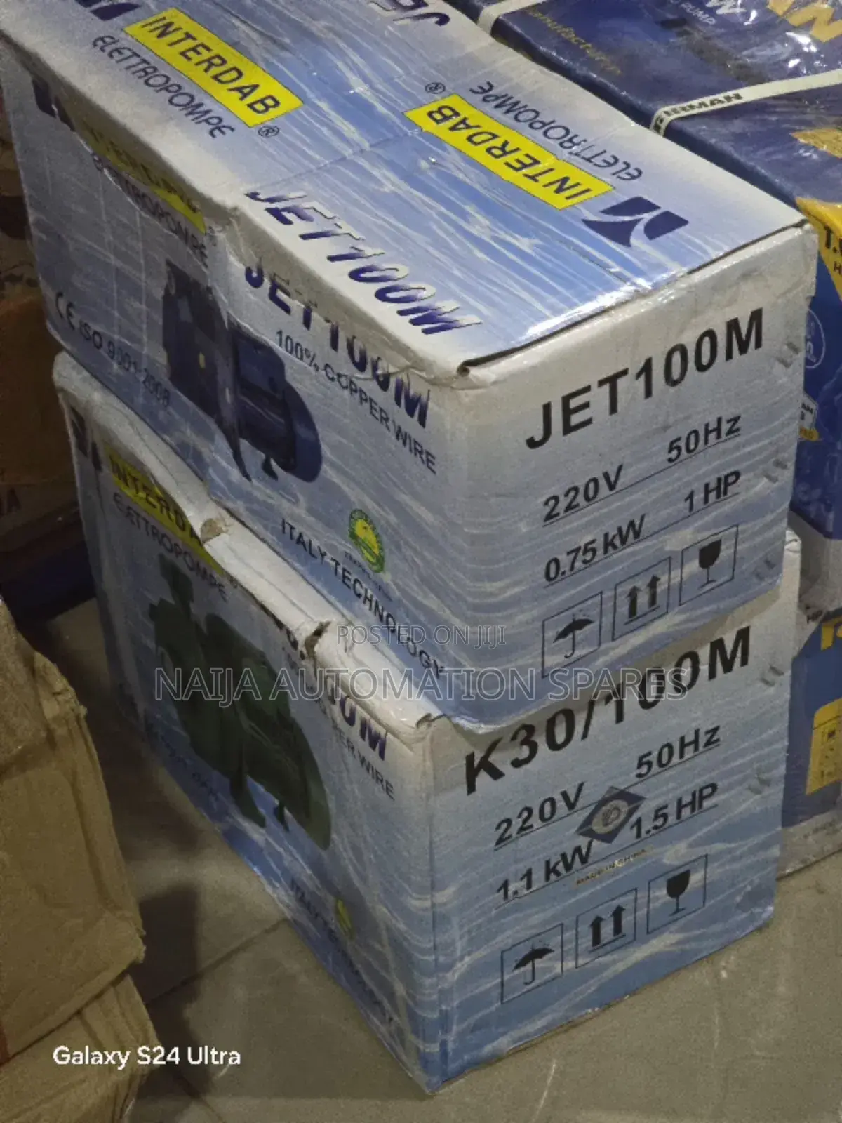 Interdab Surface Water Pump 1hp | 100%Corper Coil |JET100M