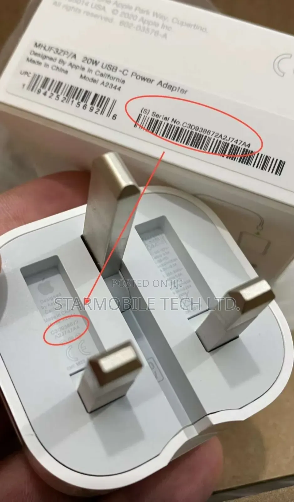 Apple USB C To C 20W Charger