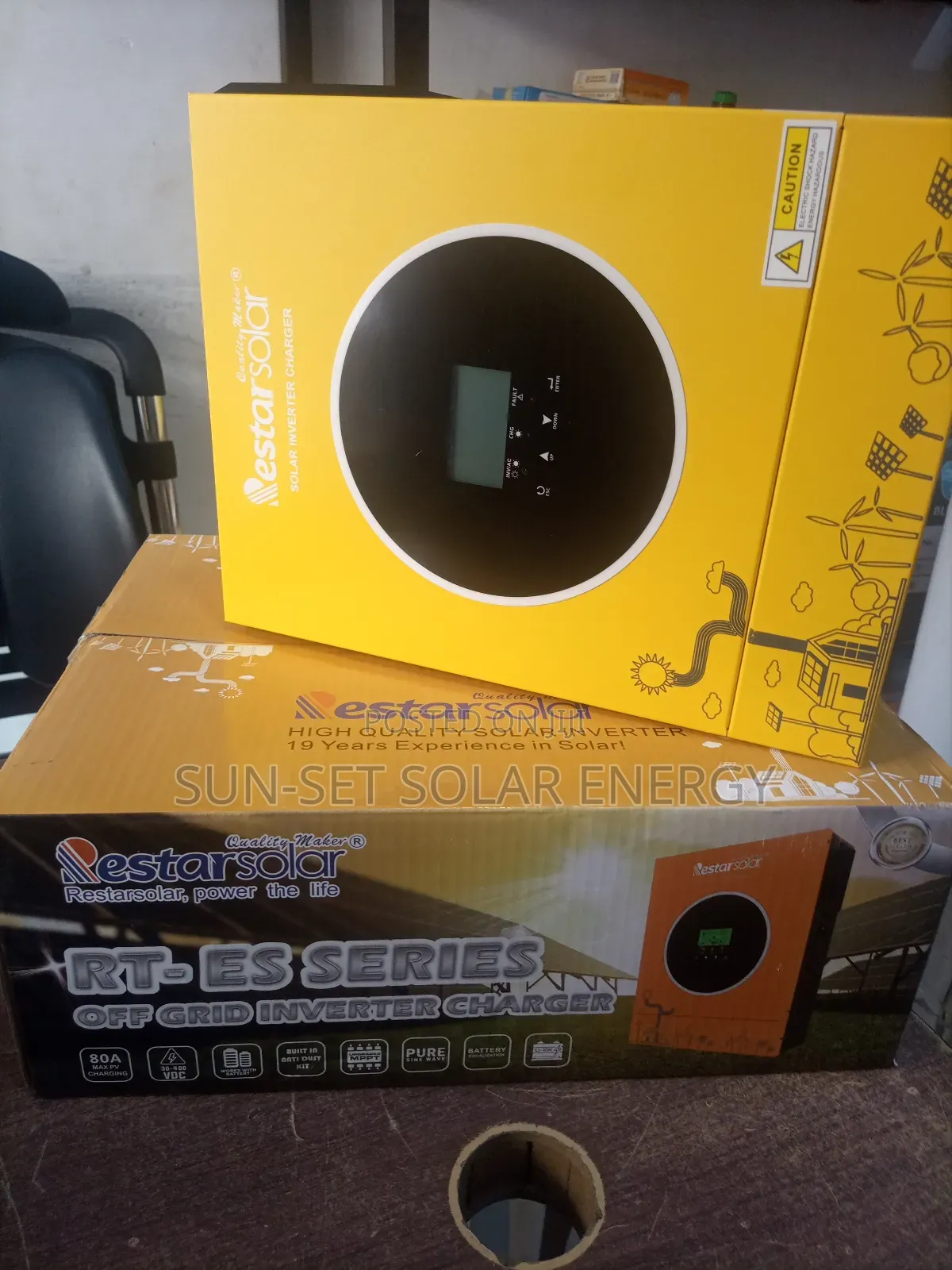 Restar Solar Hybrid Inverter 2kva 12v and 1year Warranty.