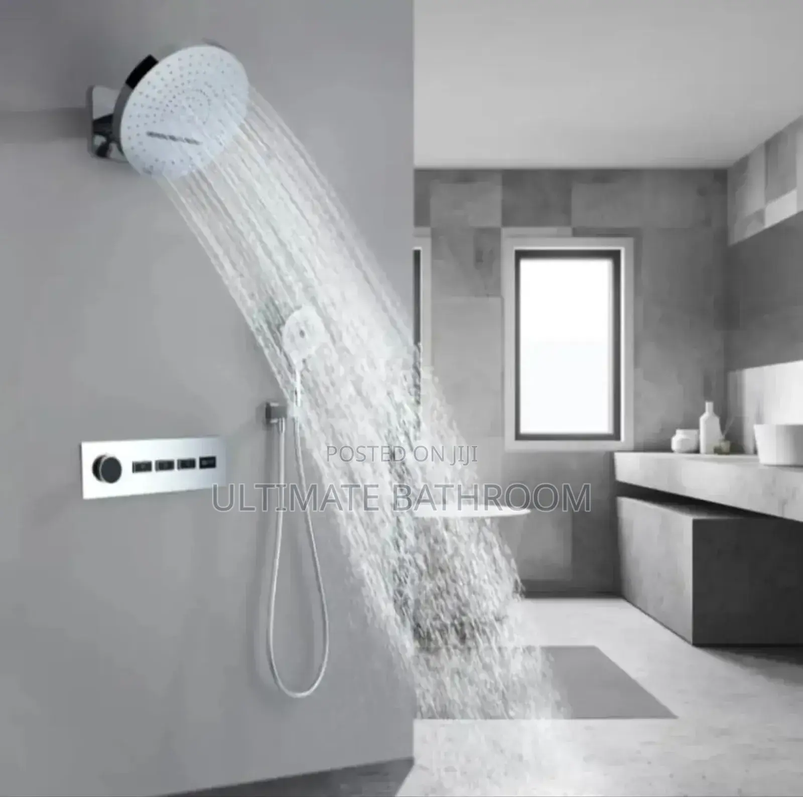Thermostatic Chrome Bathroom Shower