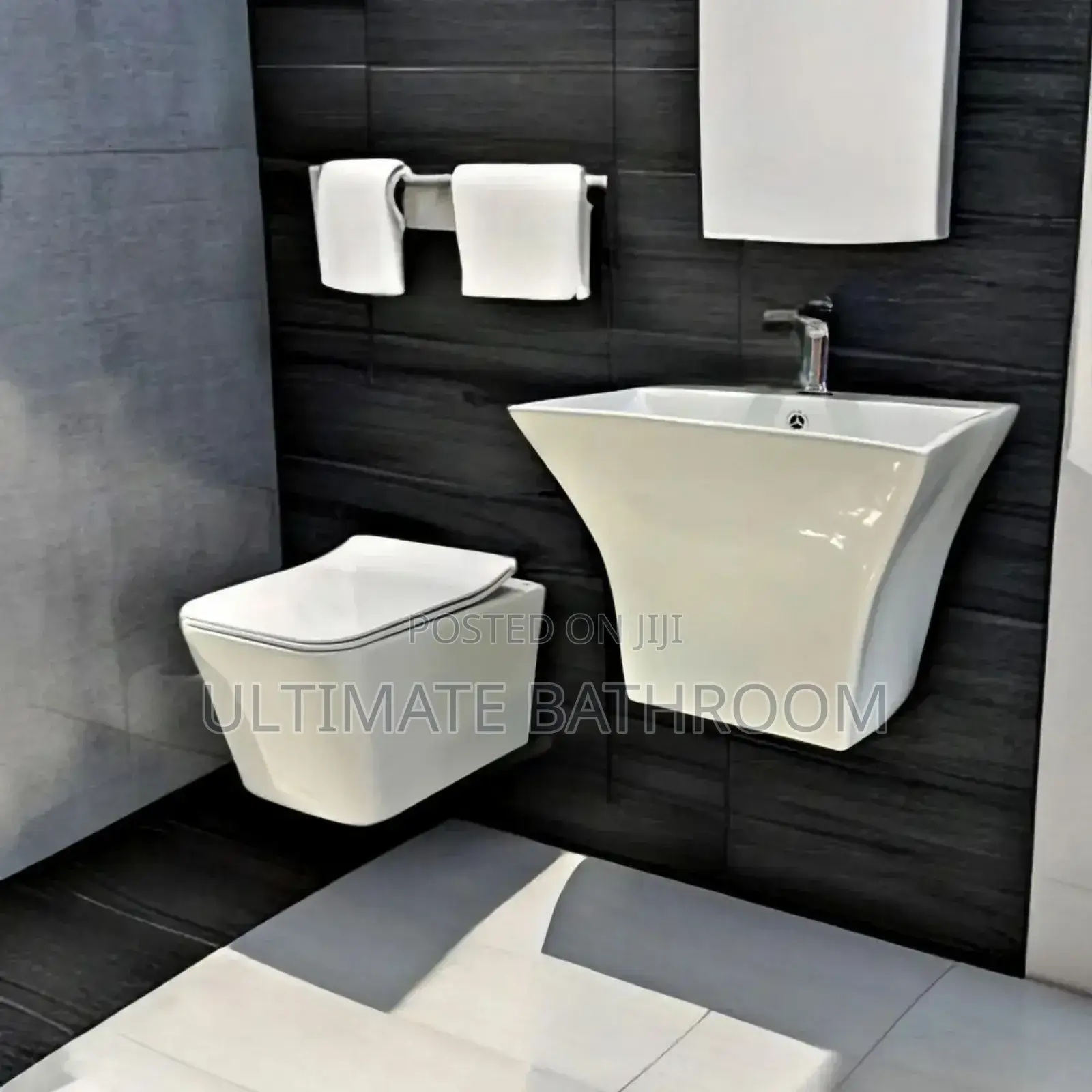 Wall Hung W/C With Suspended Basin