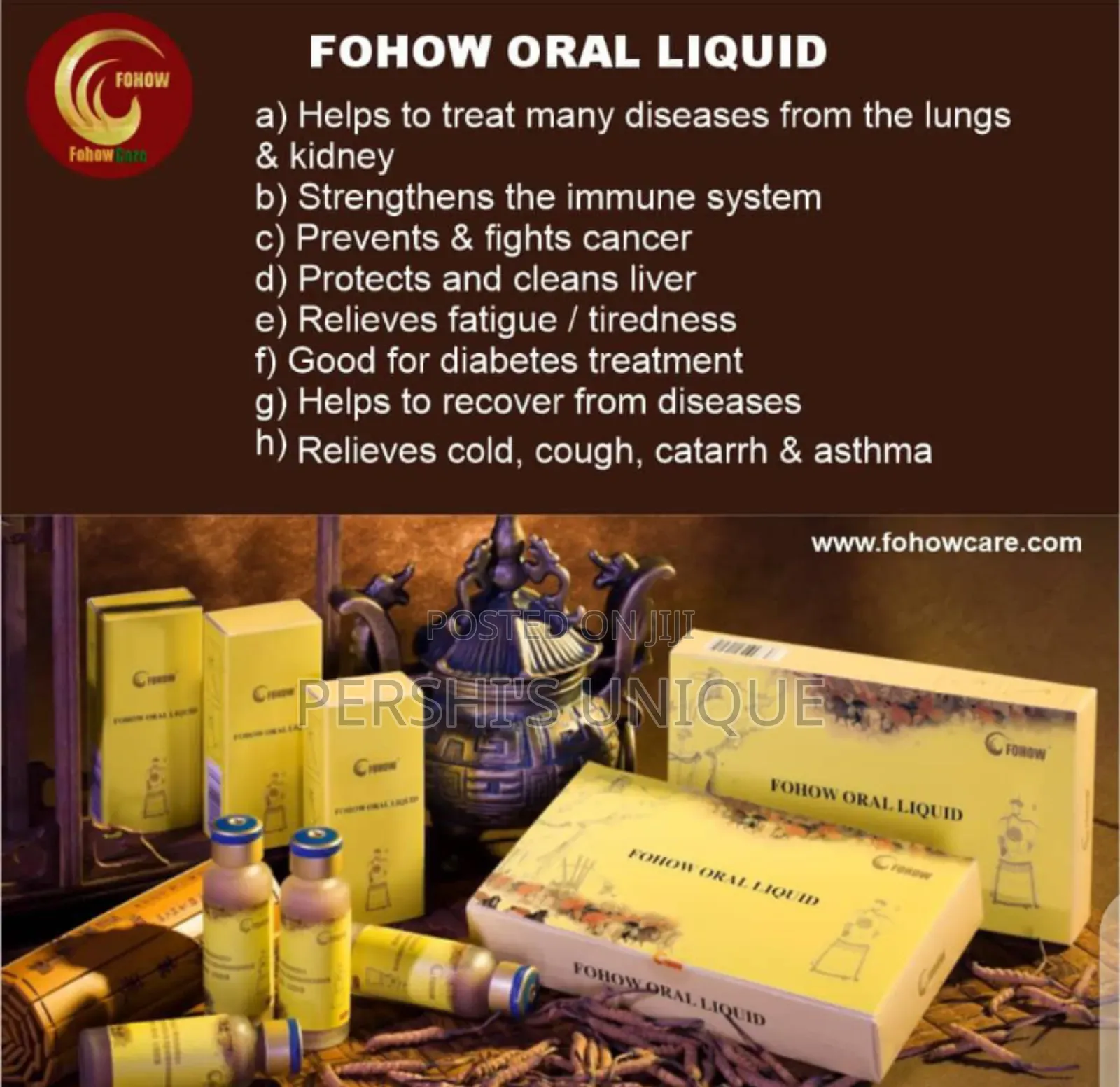 Fohow Oral, Sanquin Oral, Danshen, Garlic, Blood Cleanser