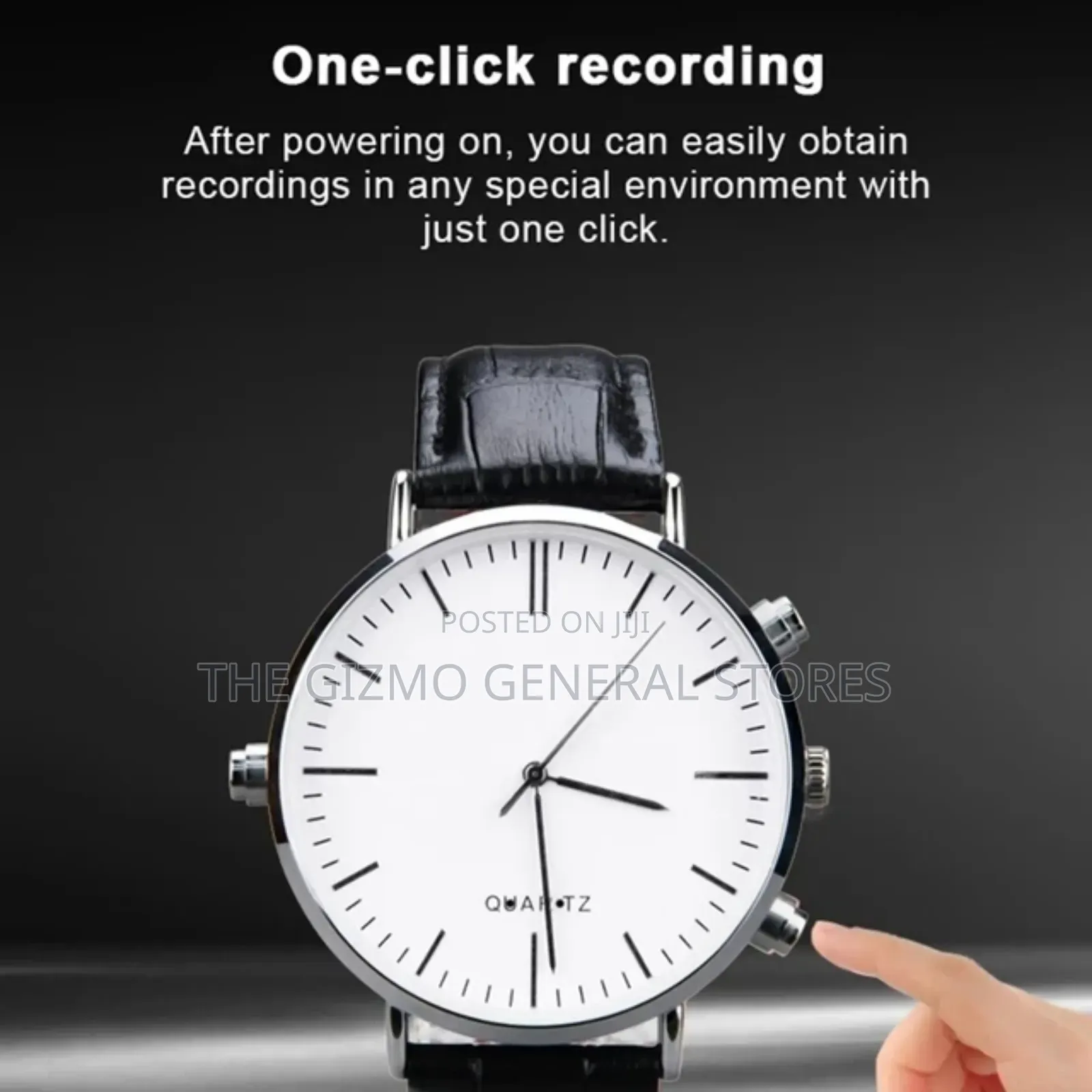 Quartz Wristwatch Voice Recorder - 8GB