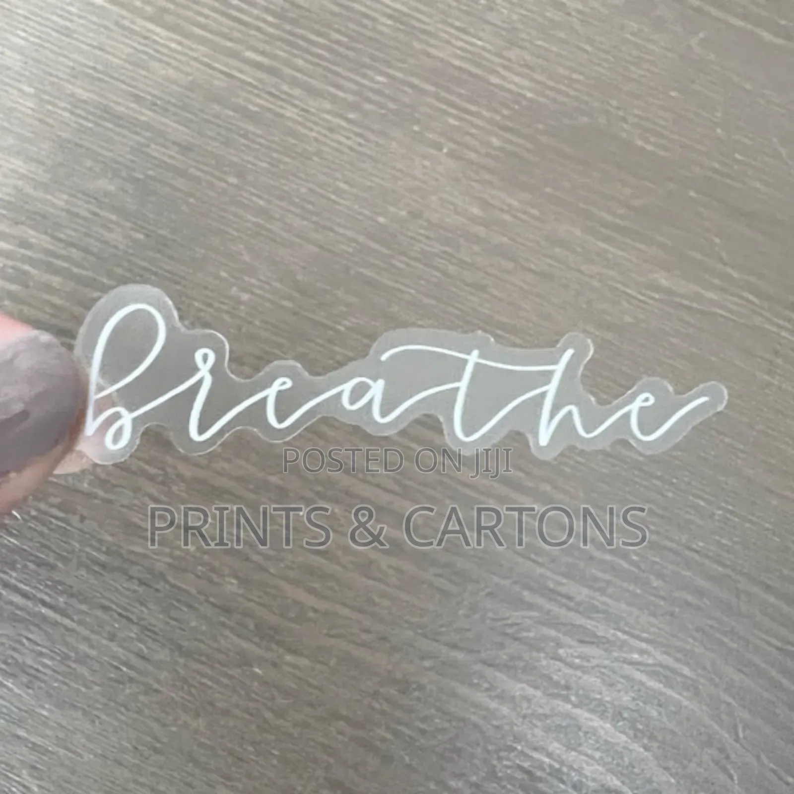White Ink Sticker Printing