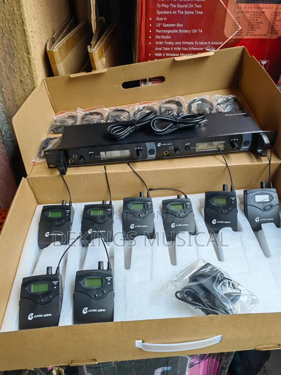Classic Audio 8 Channels Wireless in Ear Monitor