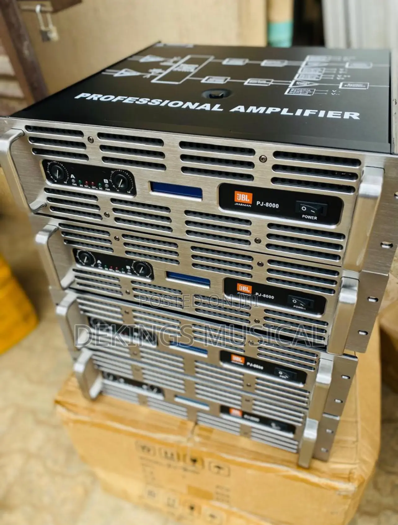 JBL Powered Amplifier Slave PJ- 8000 Watts