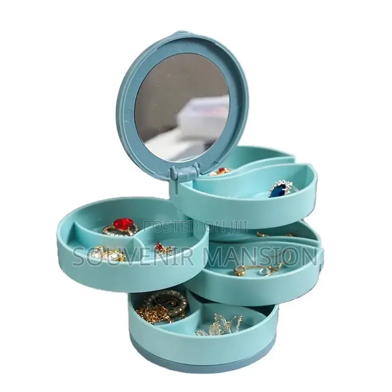 Rotating 4 Layer Jewelry Organizer