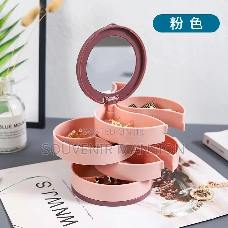 Rotating 4 Layer Jewelry Organizer