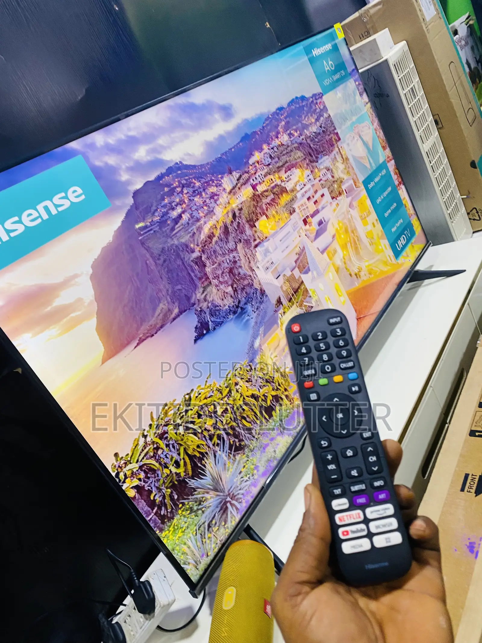 Barely Used Hisense 50” Smart TV
