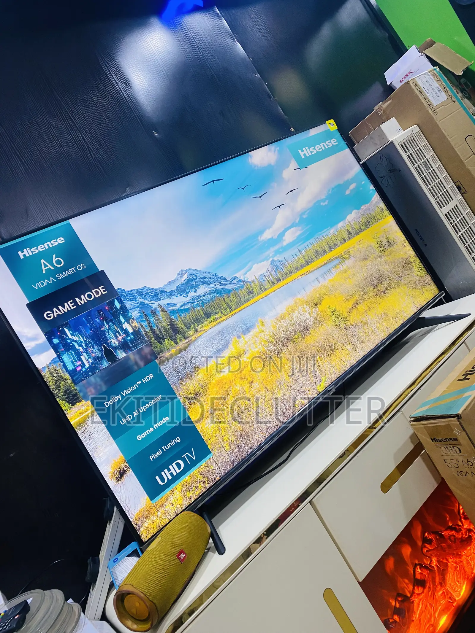 Barely Used Hisense 50” Smart TV
