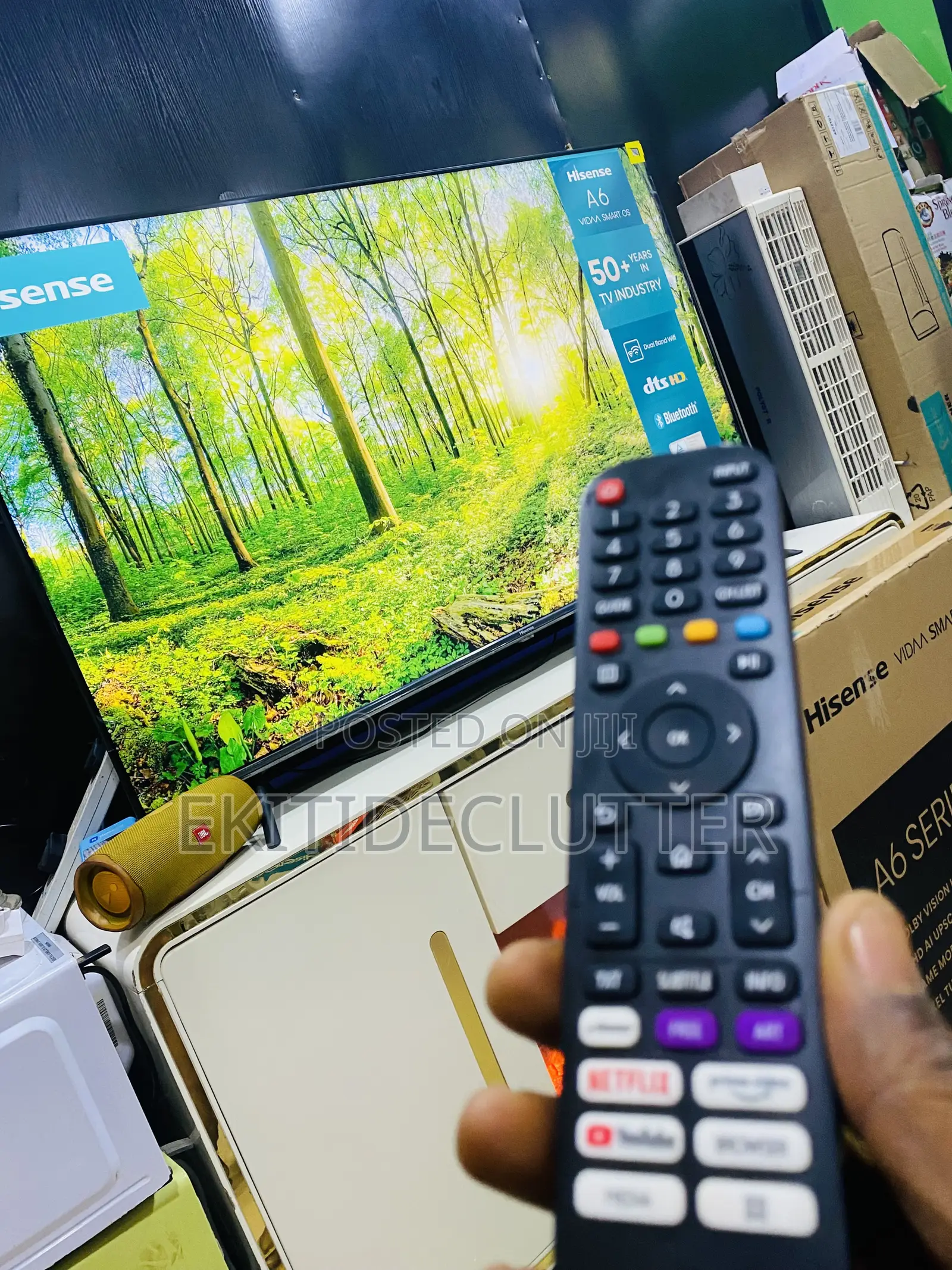 Barely Used Hisense 50” Smart TV