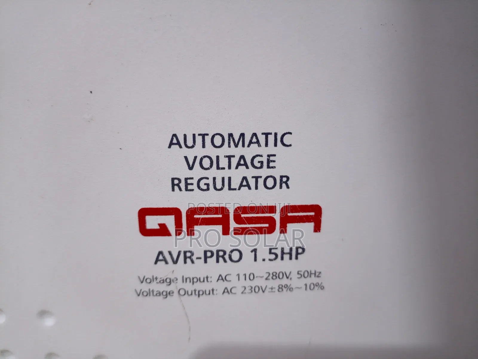Was a Automatic Voltage Regular