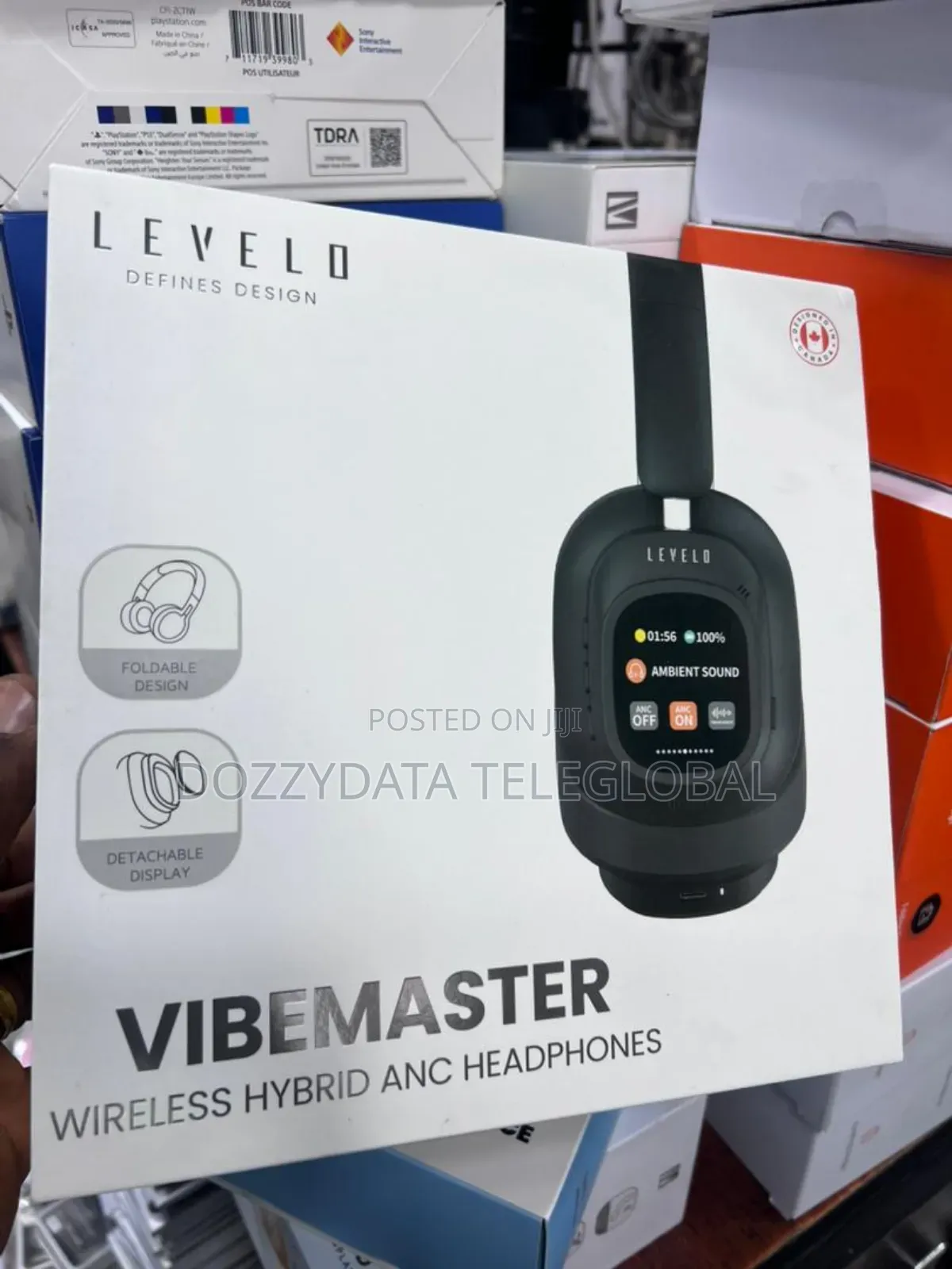 Levelo Vibemaster Wireless Hybrid Anc Headphones