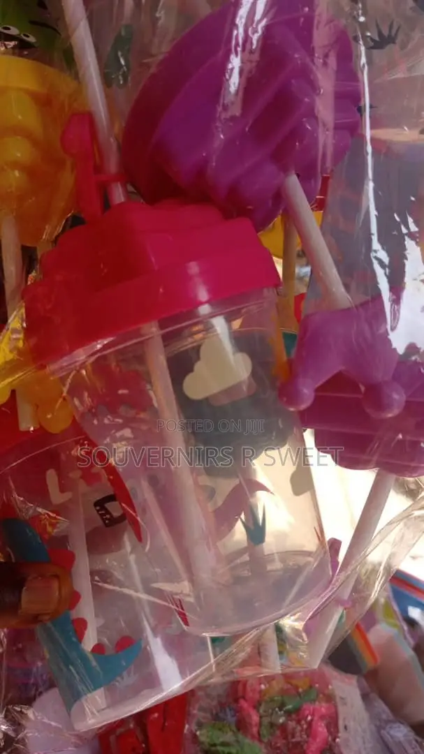 Cups With Straw_ Partypack Fillers_ Dozen