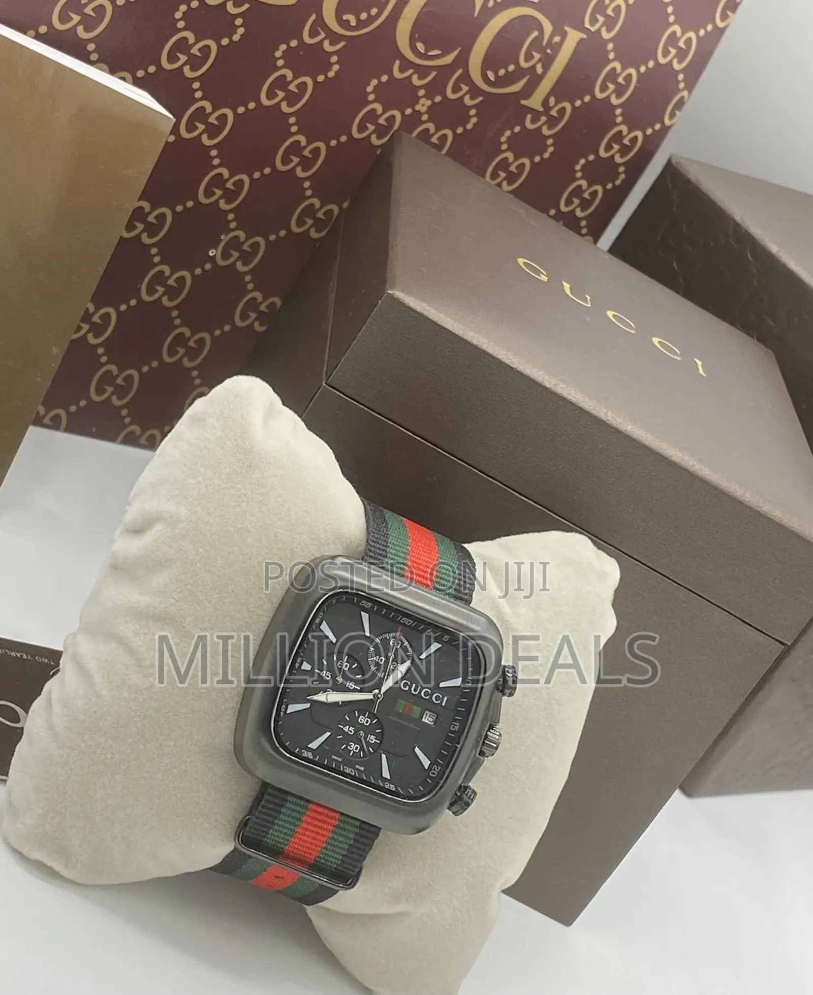 Luxe Active Chronograph Men’S Black Wrist Watch