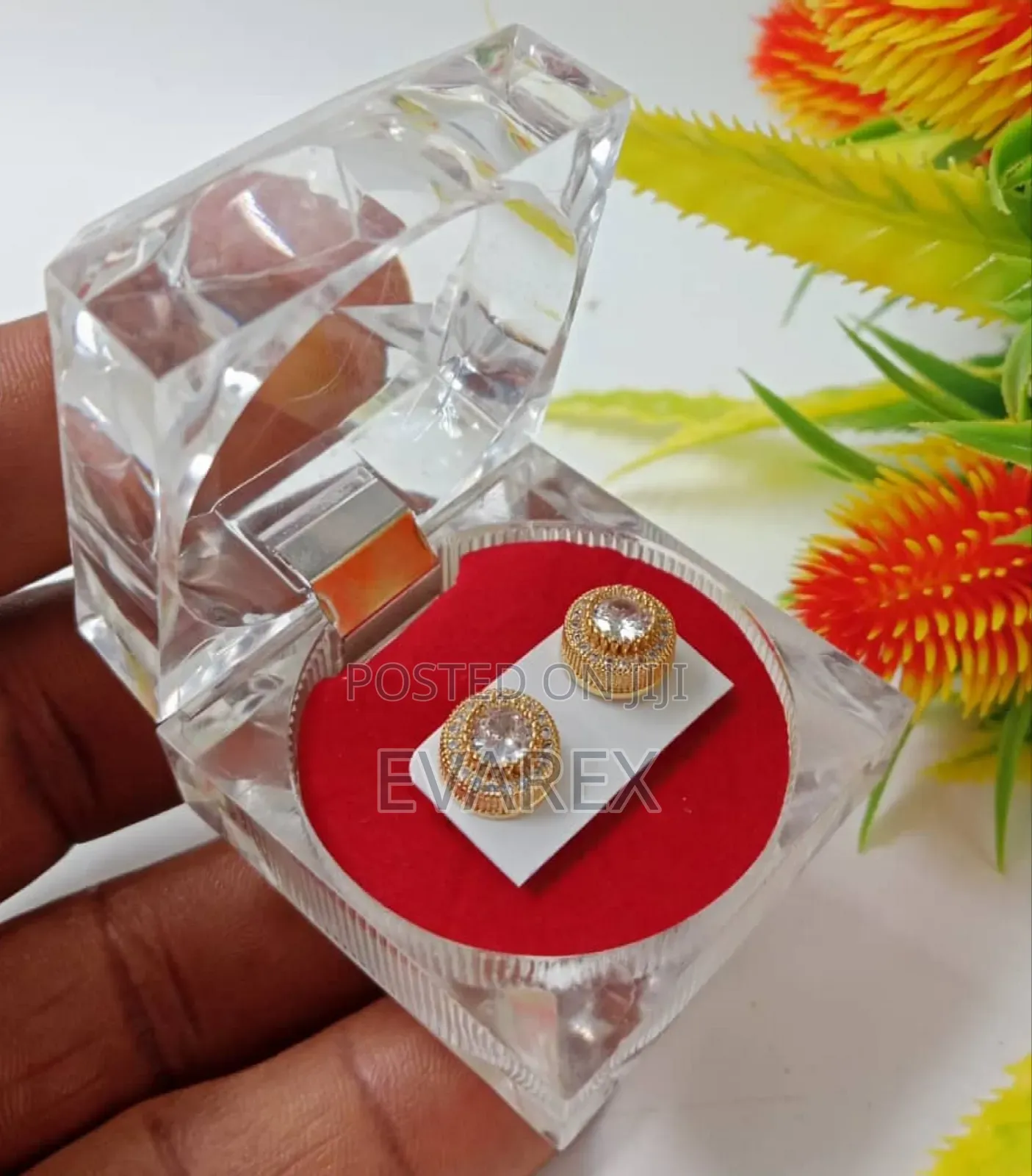 Non Tarnish Pin Men Earrings