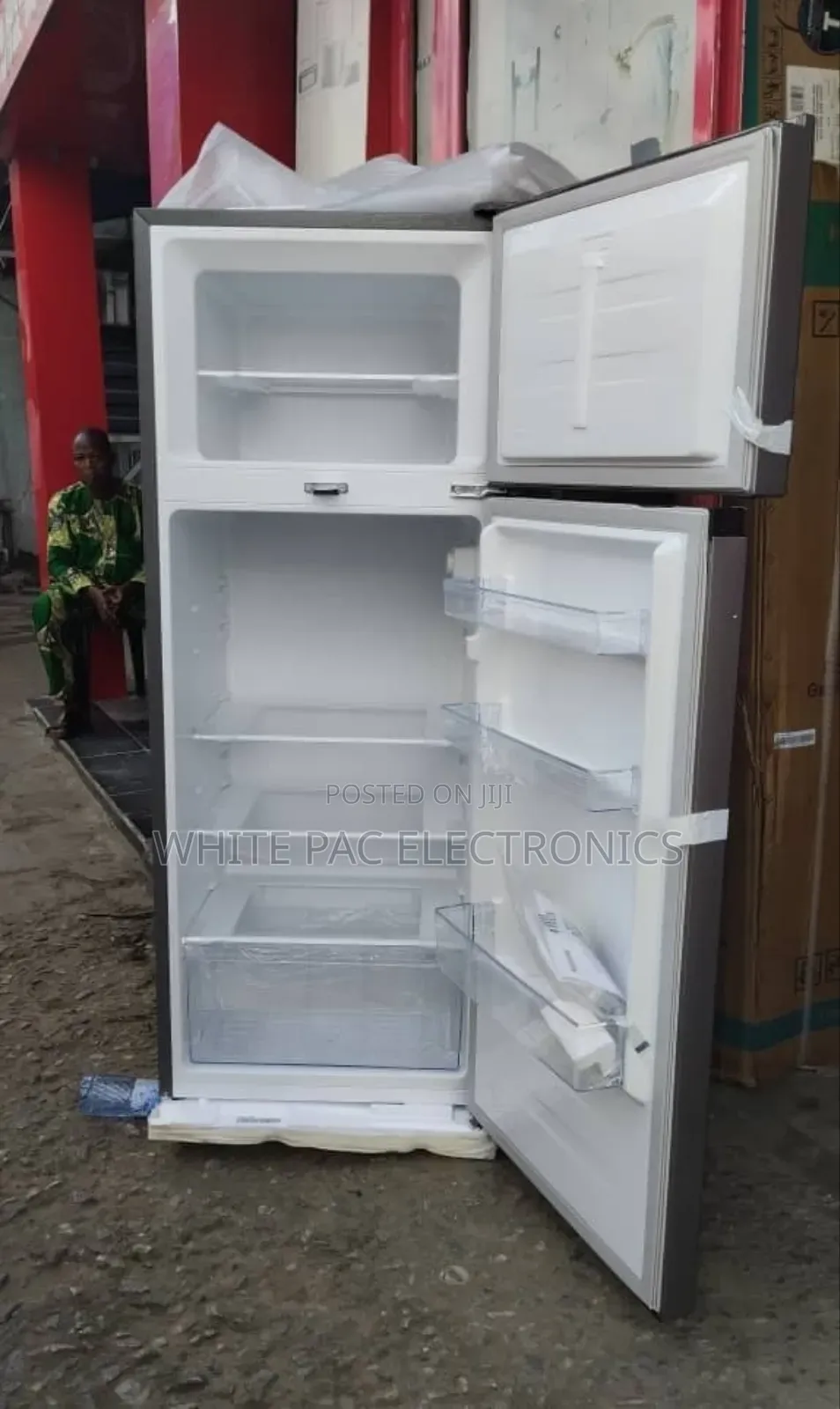 New One > Hisense Fridge 205-L Double Door Fridge / Freezer