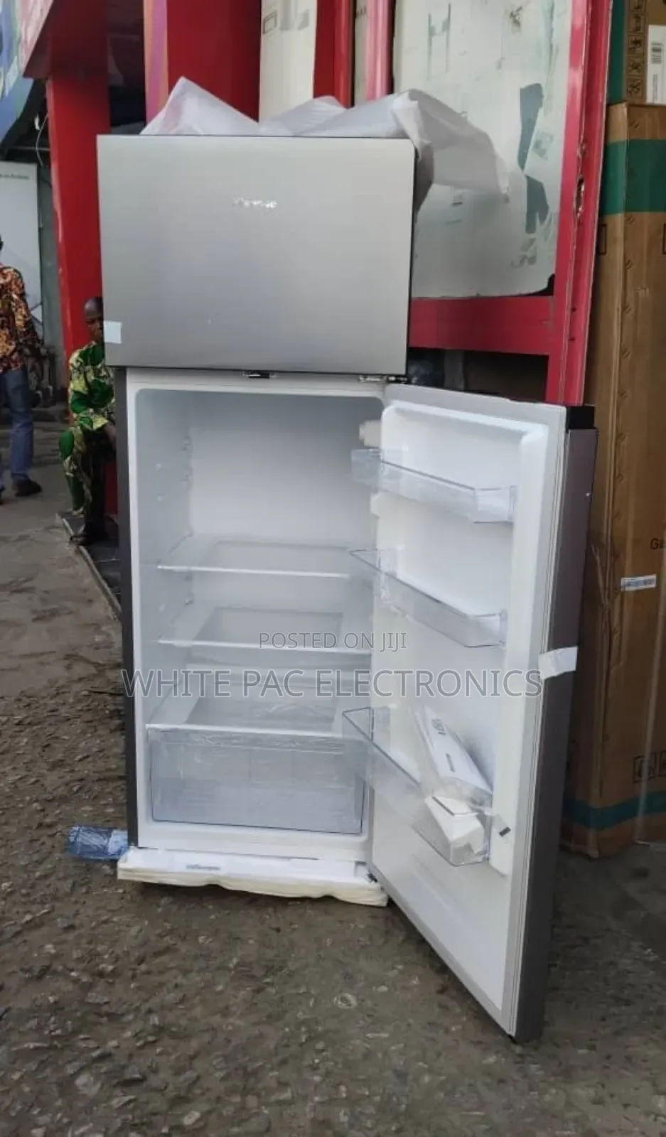 New One > Hisense Fridge 205-L Double Door Fridge / Freezer