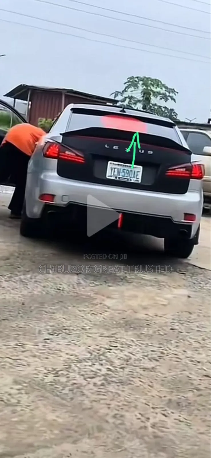 Back Spoiler for Lexus Is 250