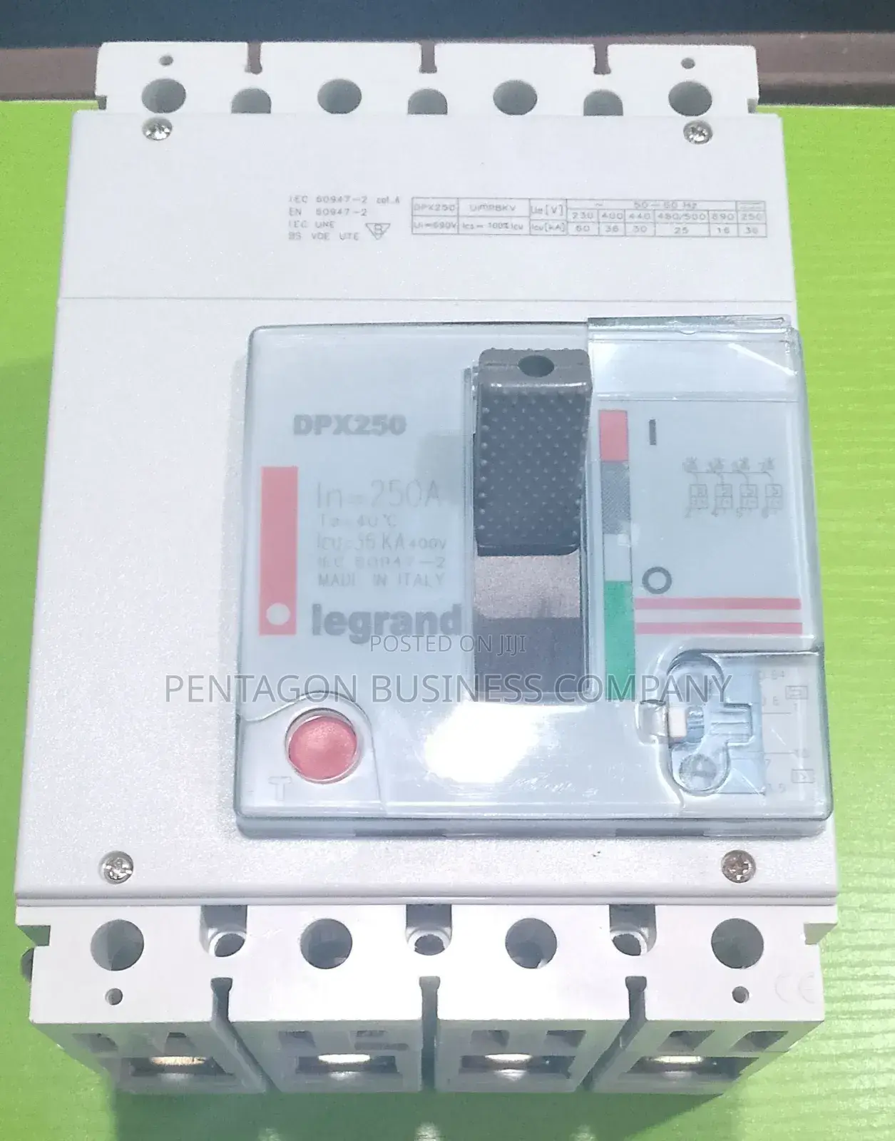250a 4pole Legrand McCb Breaker Original
