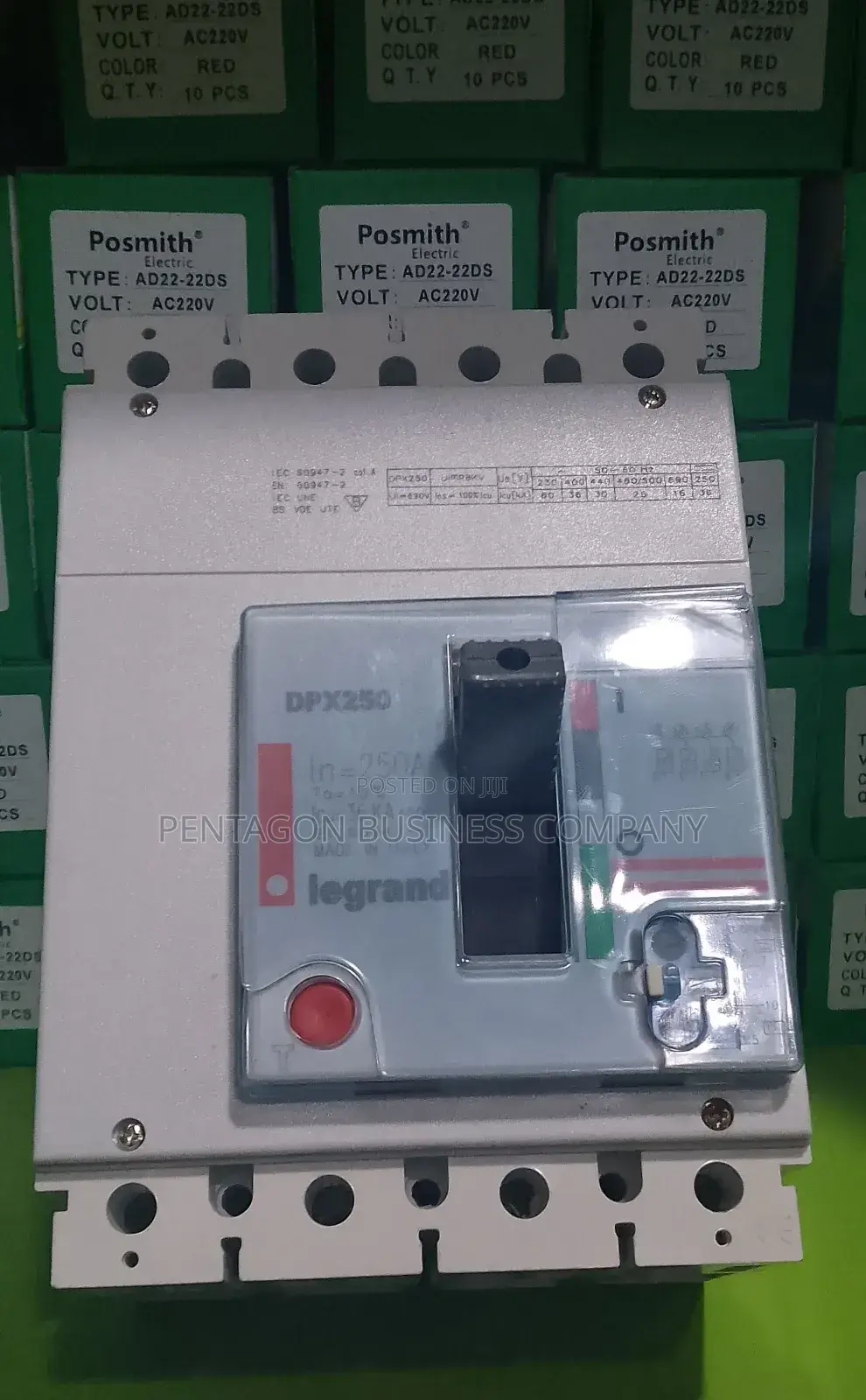 250a 4pole Legrand McCb Breaker Original
