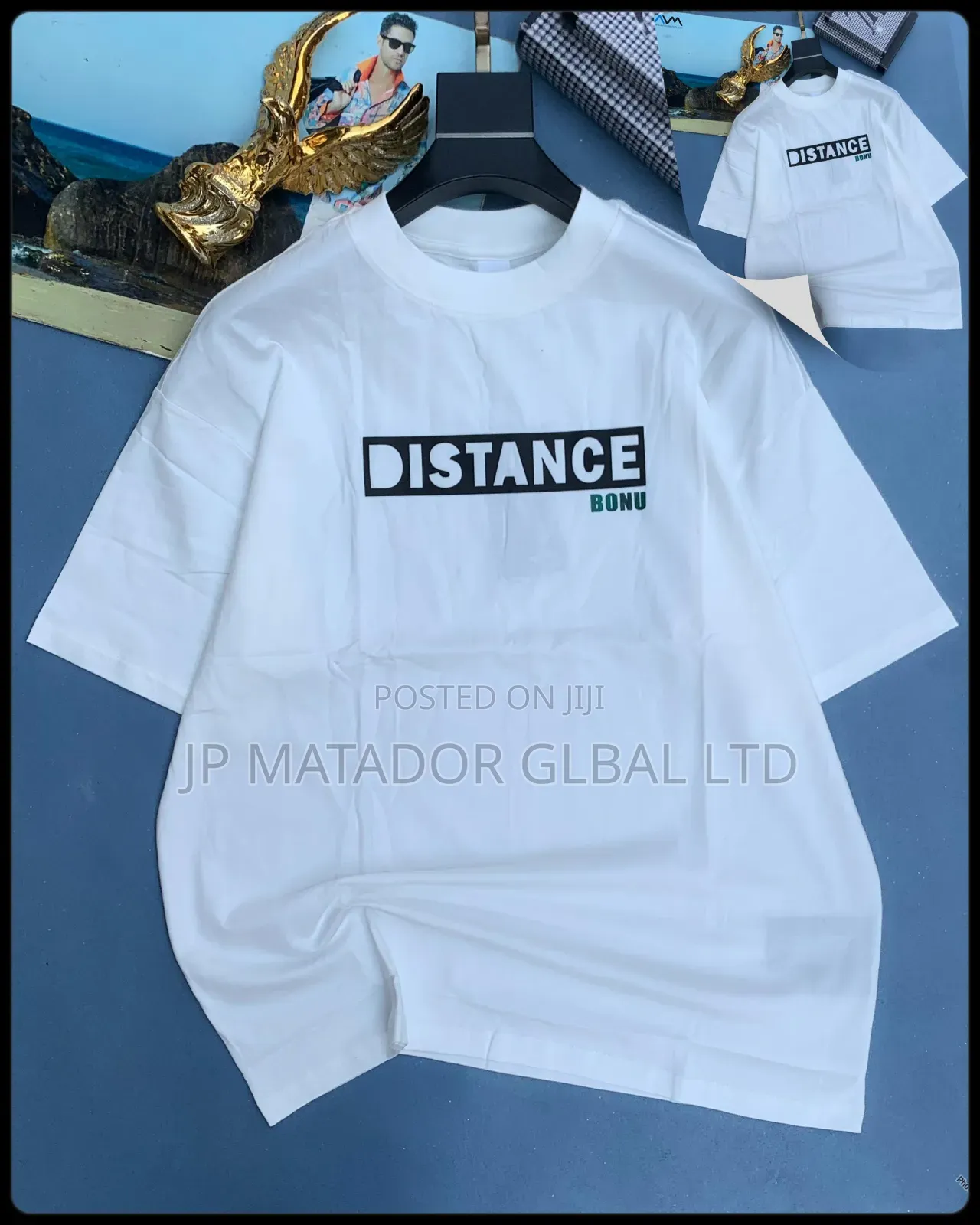 New! Print Turkish Round Neck Men's Polo