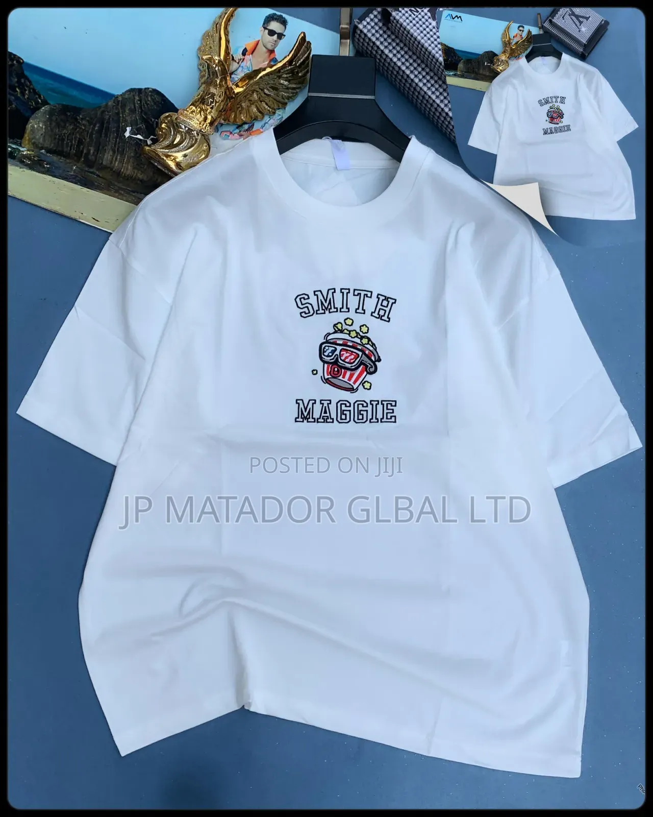 New! Print Turkish Round Neck Men's Polo