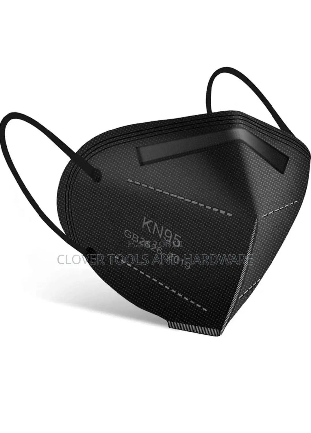 KN95-5 Layer Face Mask (10 Pcs) Black