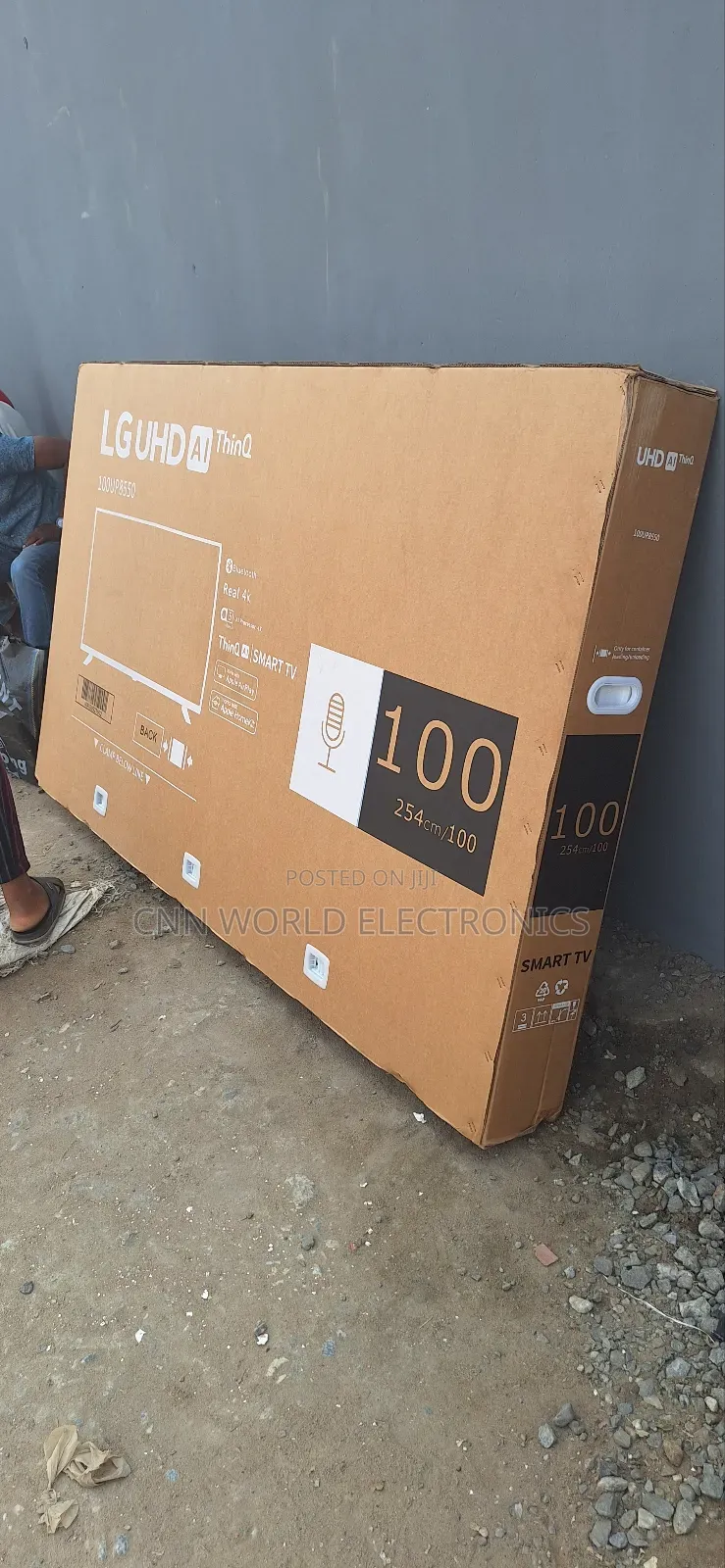 Original> Lg 100"Inch Uhd Android Smart Flameless Netflix