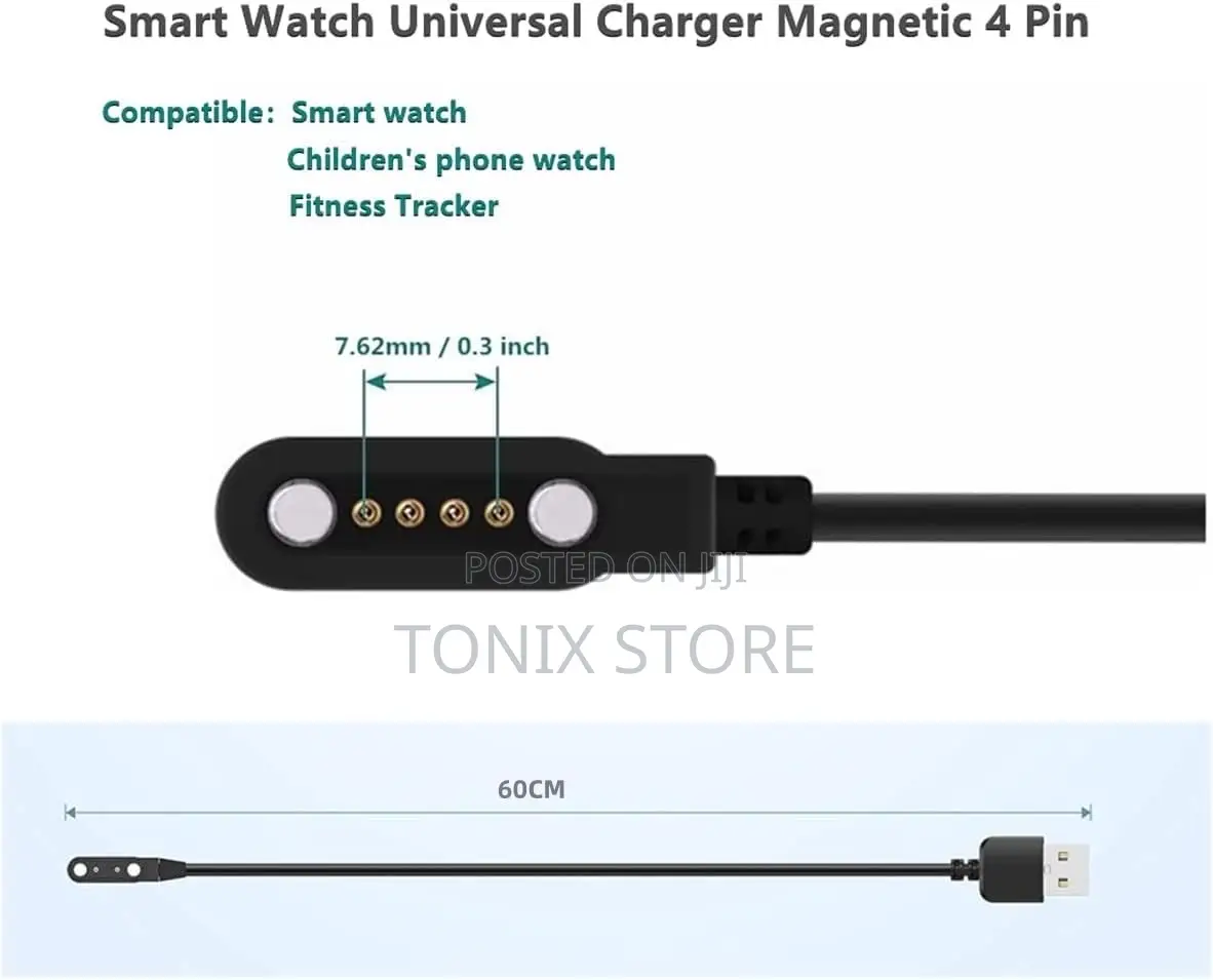4pin Magnetic Charger for Smartwatches