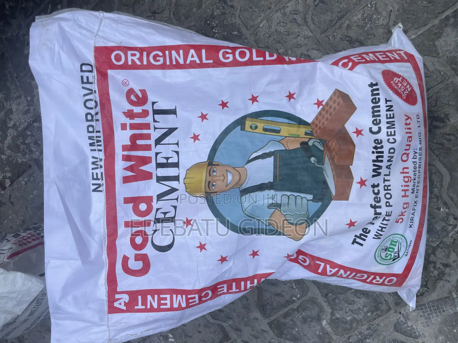 [Original] Gold White Cement 25kg