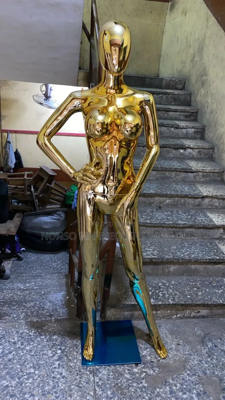 Size 8 Female Golden Mannequin