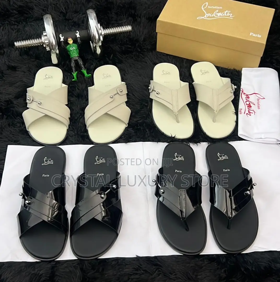 Christian Louboutin Quality Luxury Men Pams