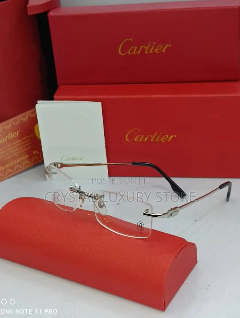 Cartier Quality Luxury Men Frame Glasses