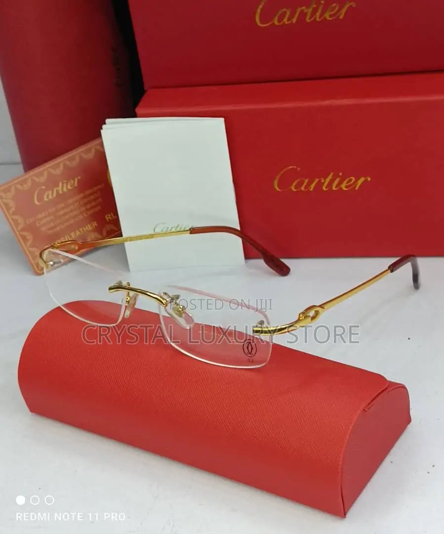 Cartier Quality Luxury Men Frame Glasses