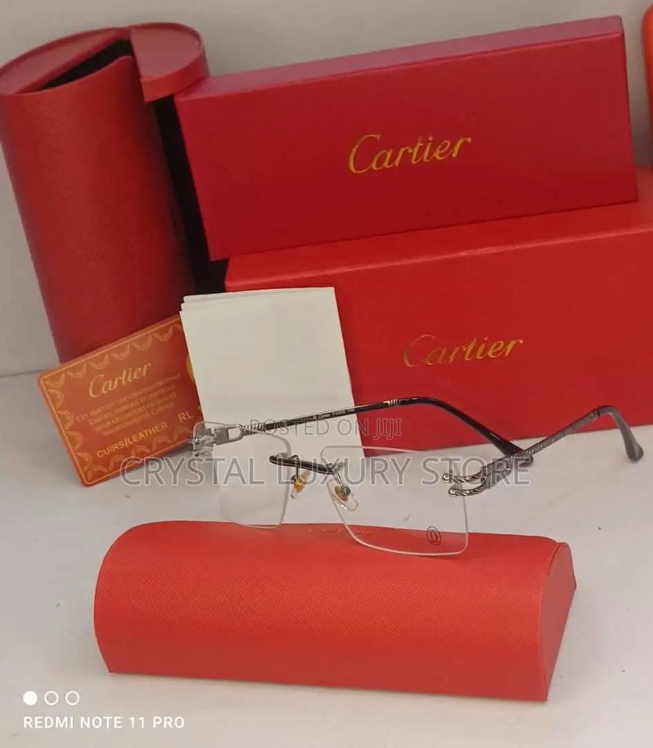 Cartier Quality Luxury Men Frame Glasses