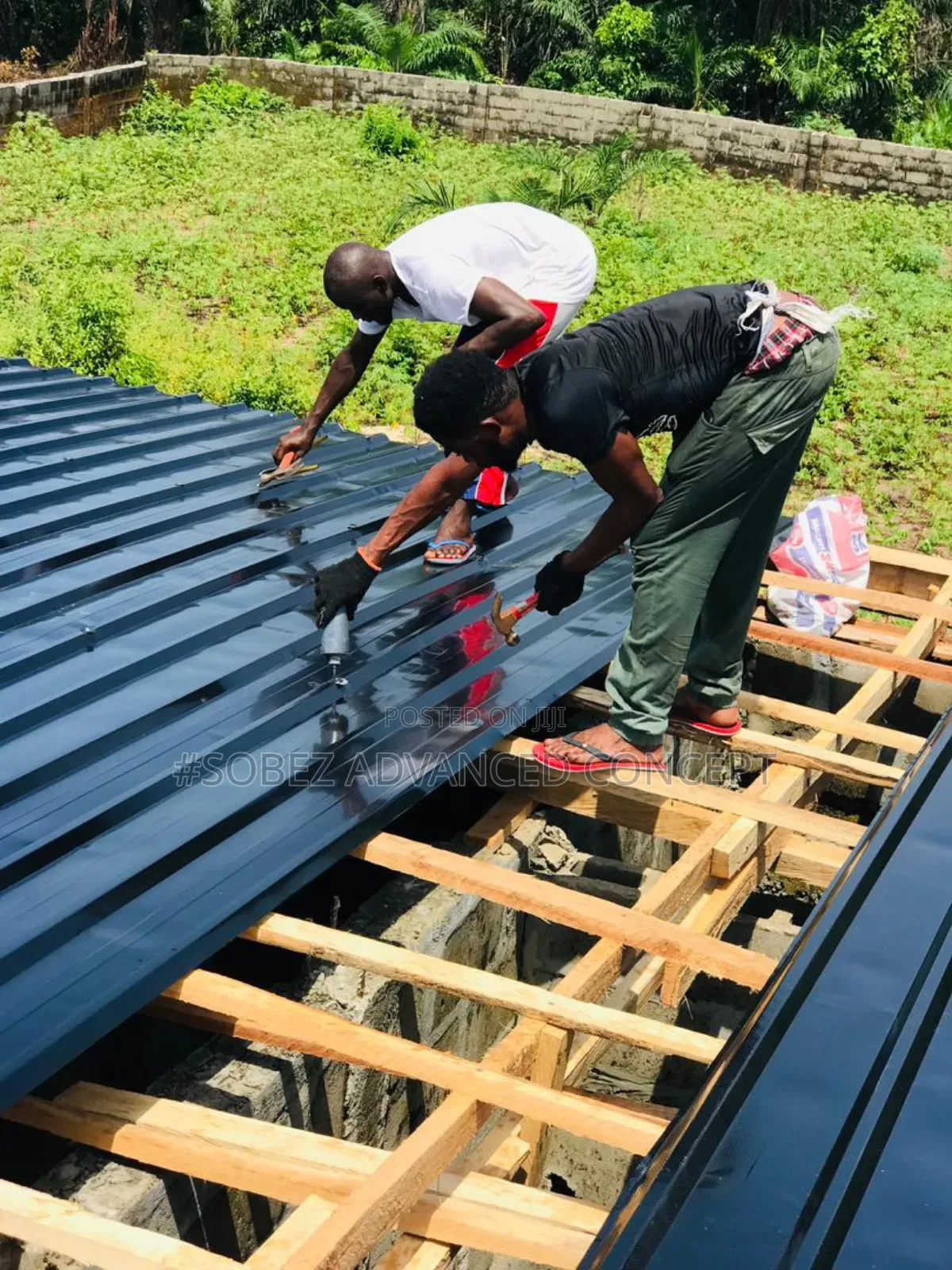 Metal Industrial Roofing Work
