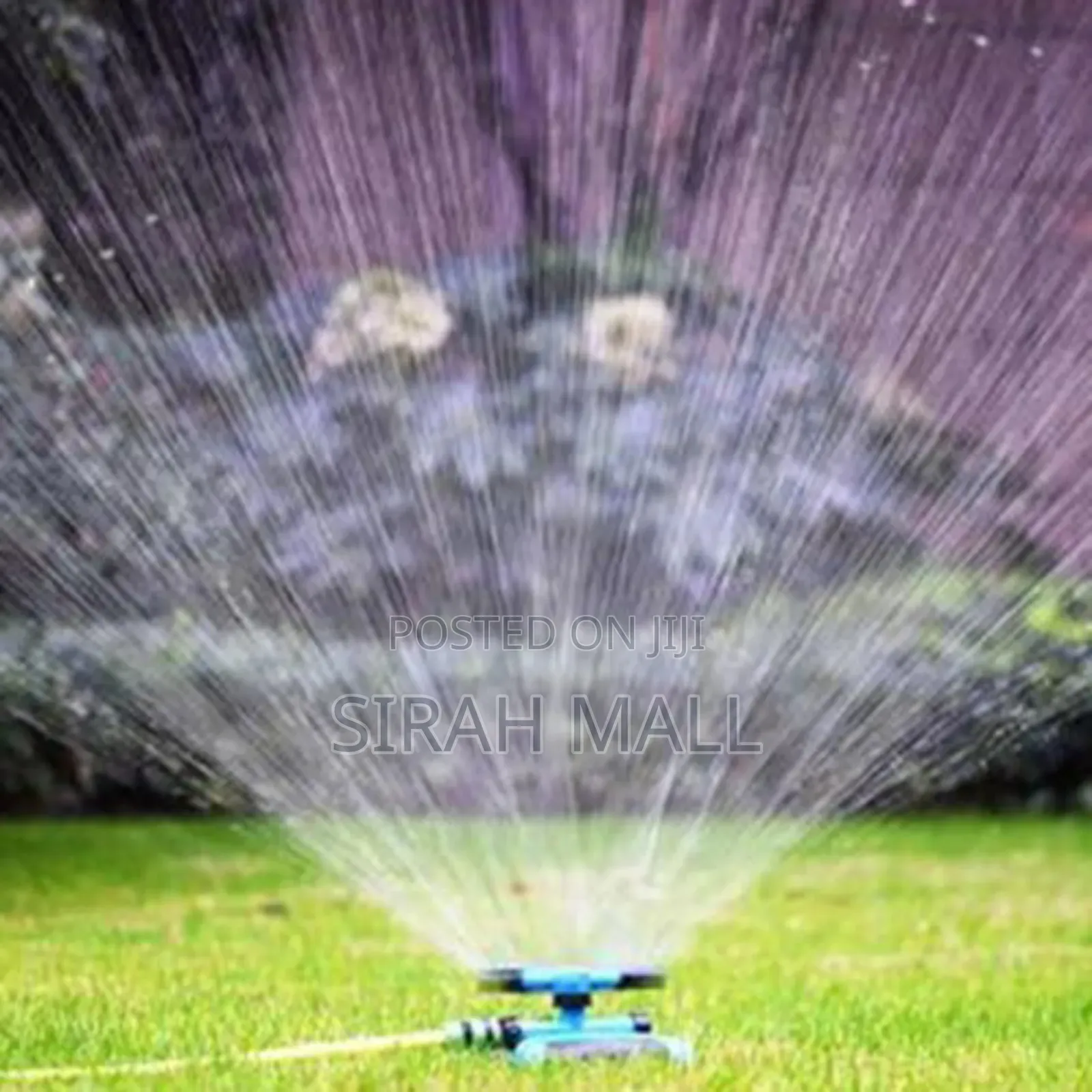 Automatic Garden Sprinklers Watering Grass