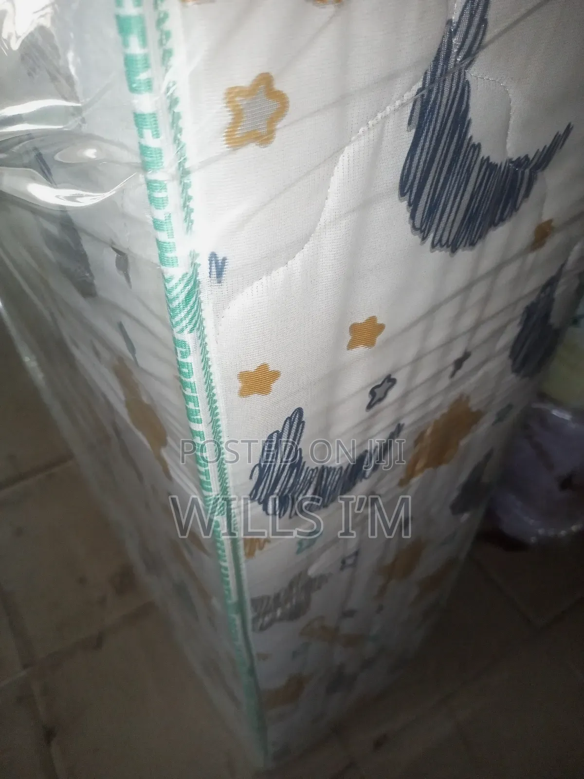 4 and Half by 12 Inches Semi Orthopedic Green Earth Mattress