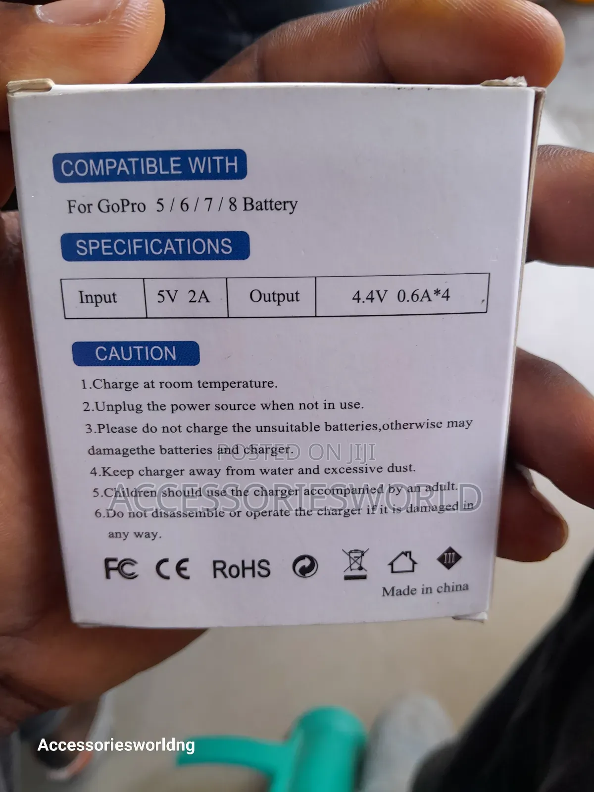 Gopro 5/6/7/8 Battery Charger