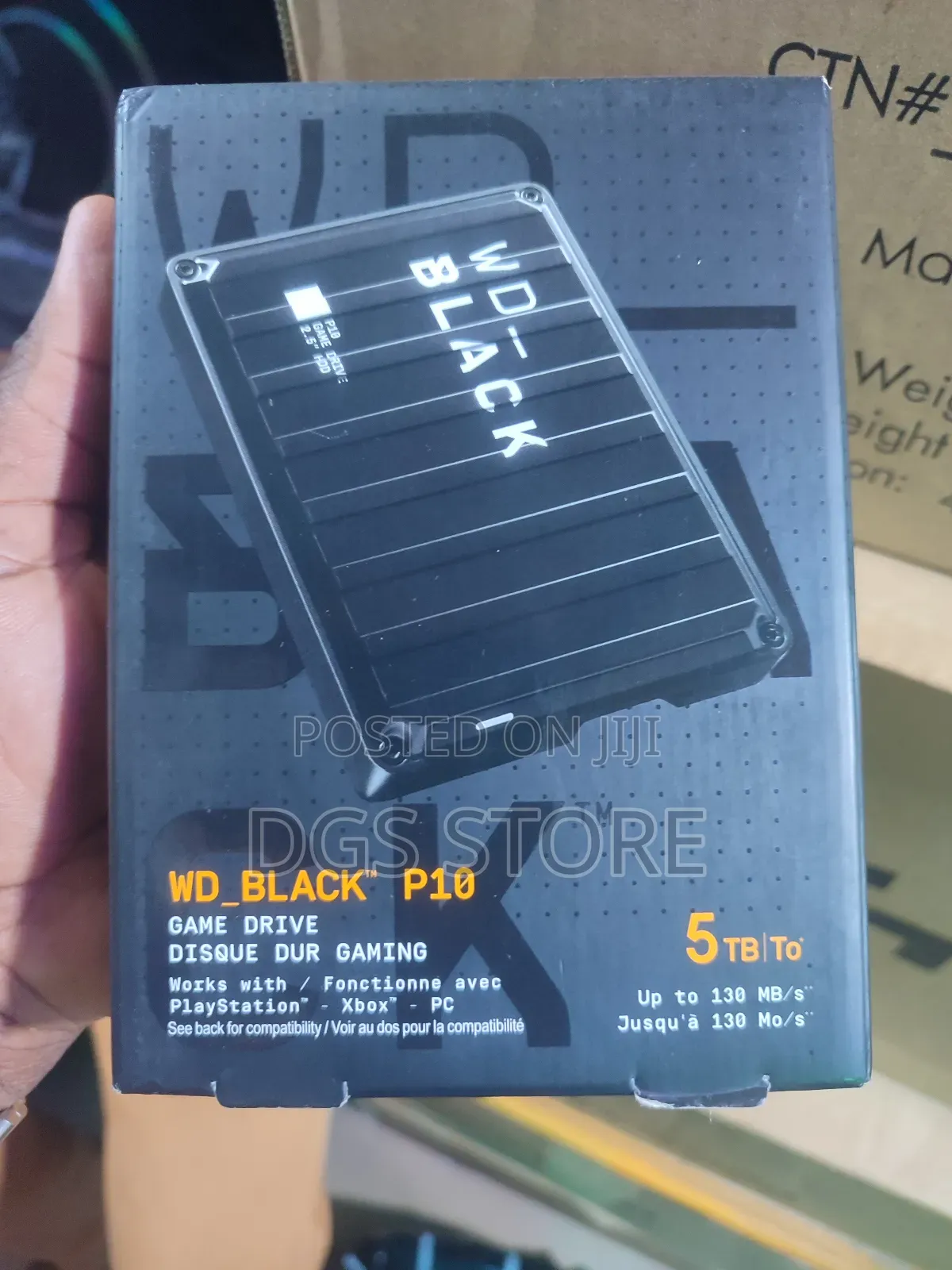 WD Black P10 Game Drive 5tb 130mbs Playstation, Xbox, PC