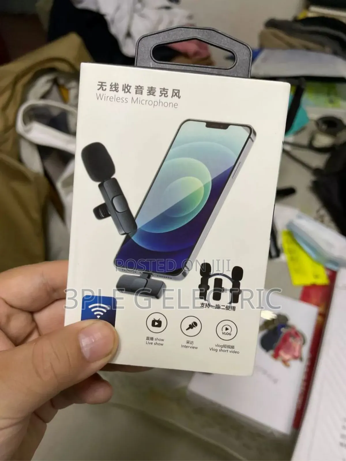 Morden Double Mini Microphone for Content Creators
